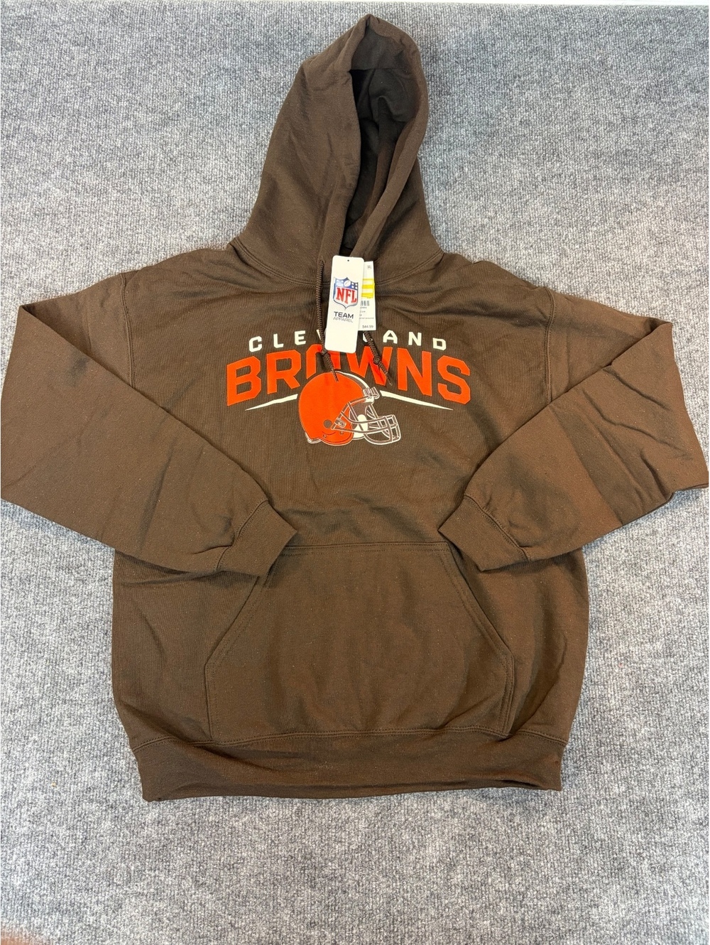 Cleveland Browns Fanatics NFL Hoodie Sweatshirt Men Med Fleece Dawg Pound NWT